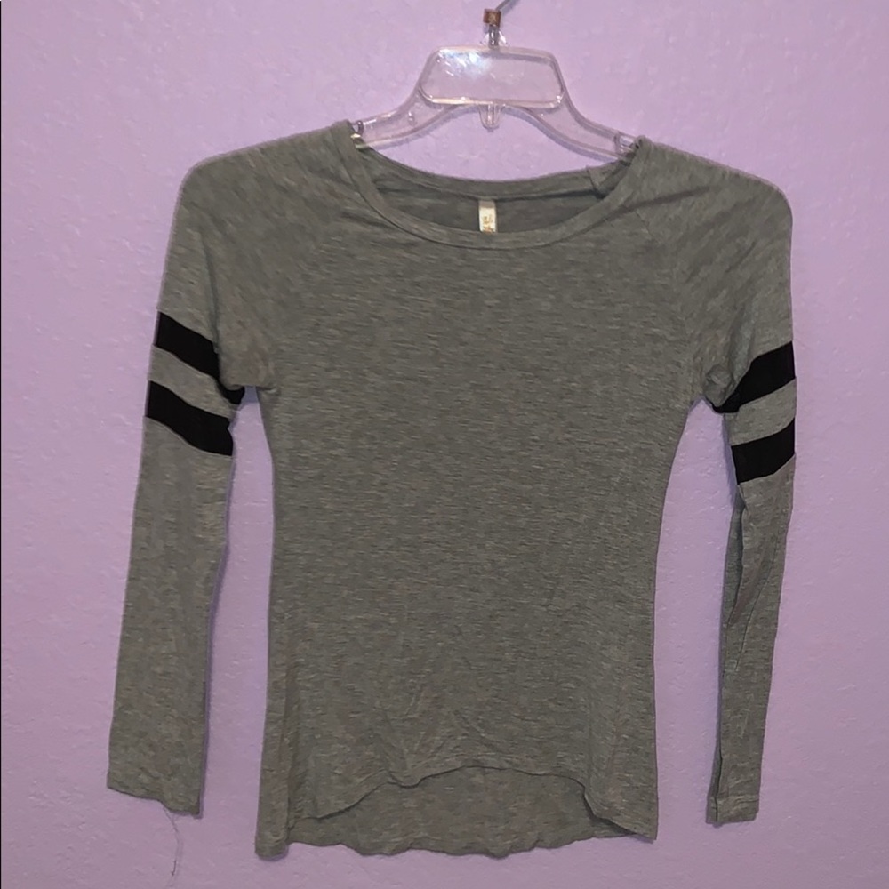 Grey and black long sleeve